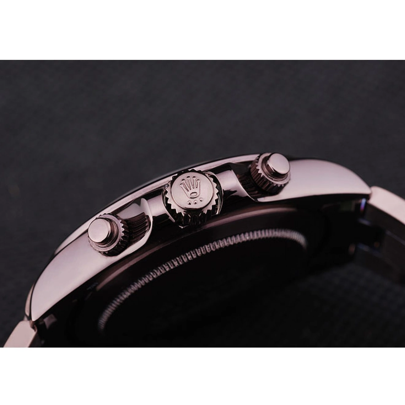 Good copy rolex watches Stainless Bezel Copper Dial Steel Rolex Daytona Brown 7477 0516